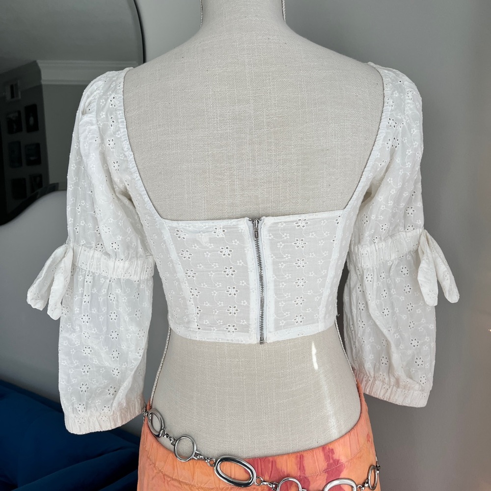 For Love & Lemons milkmaid top ♡ - Picture 5 of 7